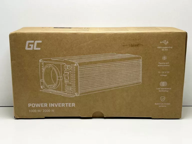 PRZETWORNICA GREEN CELL INV23 24V 1000W