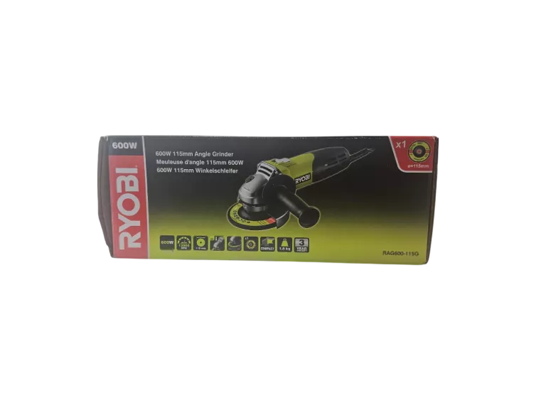 SZLIFIERKA KĄTOWA RYOBI RAG600-115G