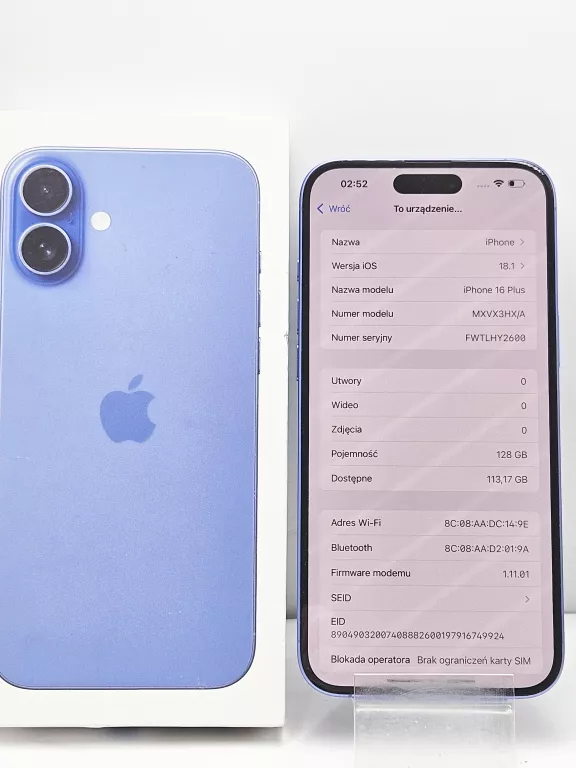 TELEFON IPHONE 16 PLUS 128GB (ORANGE)