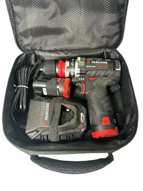 PARKSIDE PERFORMANCE WIERTARKO-WKRĘTARKA PBSPA 12 C3 12V + AKCESORIA