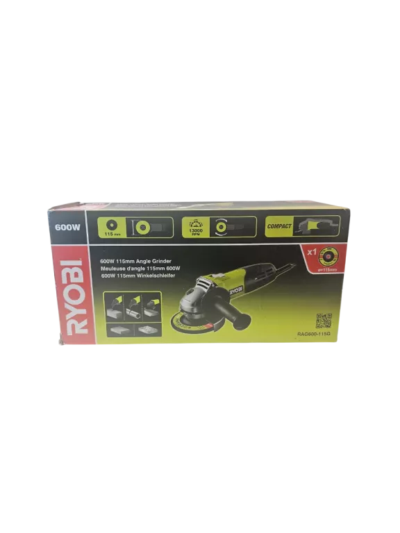 SZLIFIERKA KĄTOWA RYOBI RAG600-115G