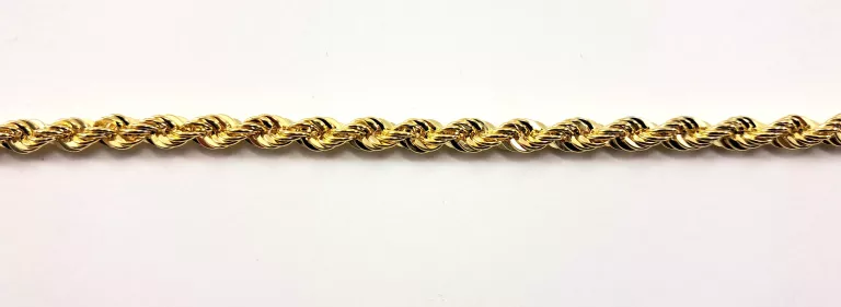 NIENOSZONA ZŁOTA BRANSOLETKA KORDEL P585 5,32G 19CM 4MM