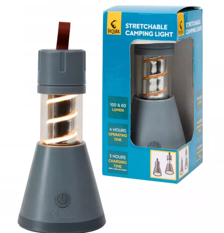 LAMPKA KEMPINGOWA LAMPKA WIELOFUNKCYJNA LATARKA LAMPA BIWAKOWA FROYAK