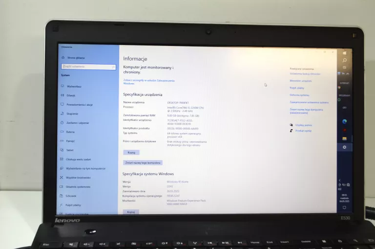 LAPTOP LENOVO E530