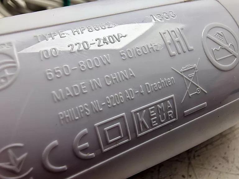 LOKÓWKO-SUSZARKA PHILIPS HP8662/00