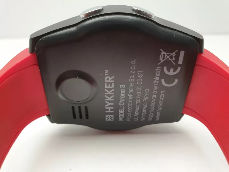 SMARTWATCH HYKKER CHRONO 3 CZERWONY