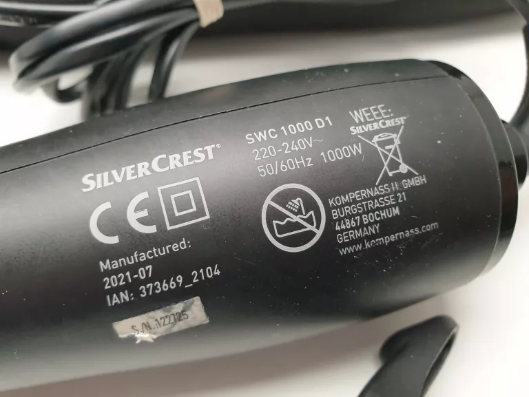 SUSZARKO-LOKÓWKA SILVERCREST SWC 1000 D1