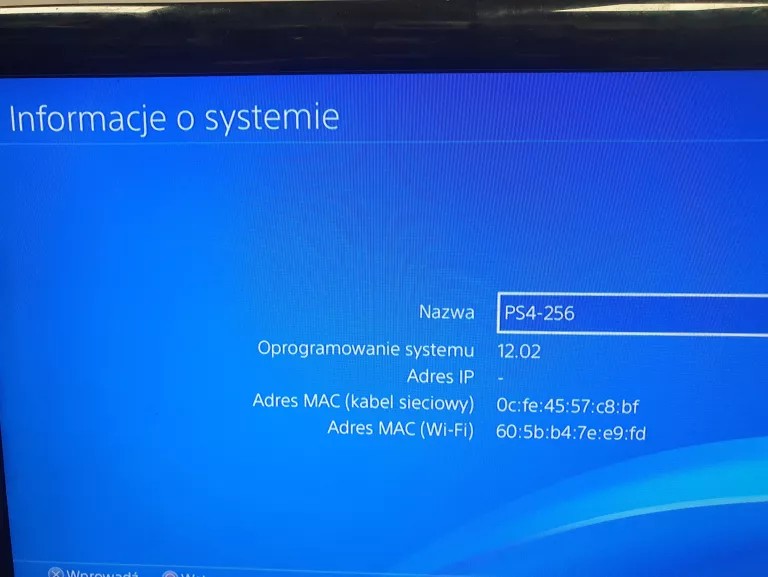 KONSOLA PS4 500 GB CUH-1216A
