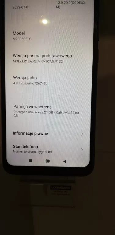 TELEFON XIAOMI REDMI 9A B/A