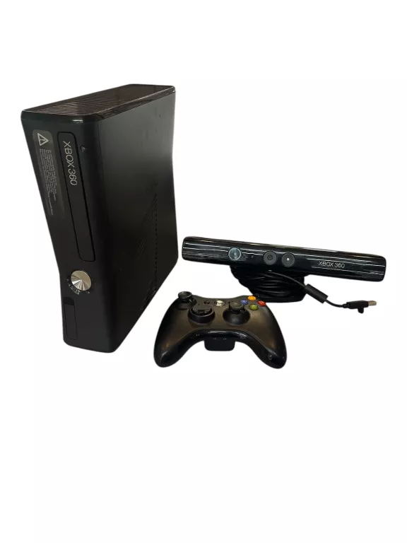 KONSOLA XBOX 360 S +KINECT+PAD +OKABLOWANIE
