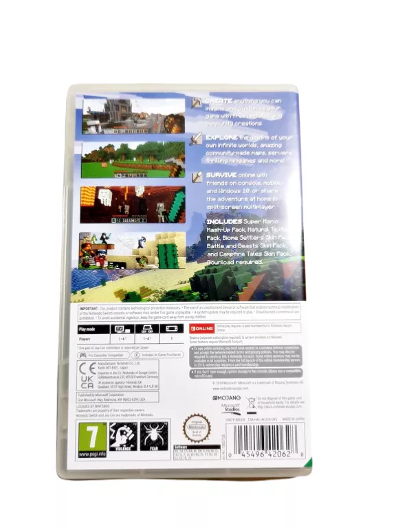 SUPER GRA MINECRAFT NINTENDO SWITCH W WERJI PL
