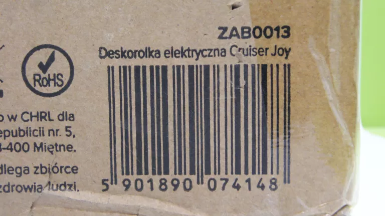 DESKOROLKA ELEKTRYCZNA REBEL CRUISER CARBON ZAB0015 KOMPLET