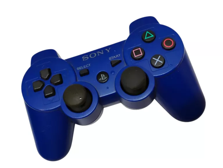 ORYGINALNY NIEBIESKI PAD KONTROLER SONY PLAYSTATION PS3 OPIS