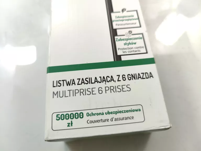LISTWA ANTYPRZEPIĘCIOWA 6GN +6X WŁĄCZNIK 1,4M HAMA