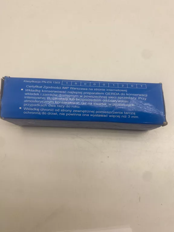 WKLADKA GERDA Z GAŁKĄ GERDA 35/30 MM NIKIEL ZESTAW 3 KLUCZY DO ZAMKA