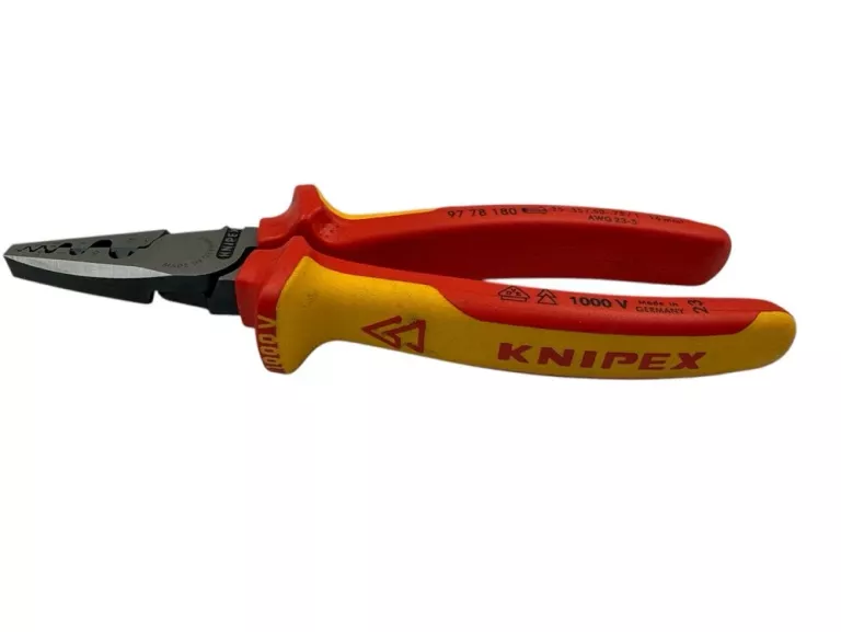 KNIPEX 97 78 180 SZCZYPCE DO ZACISKANIA TULEJEK 0,25-16 MM ZACISKARKA