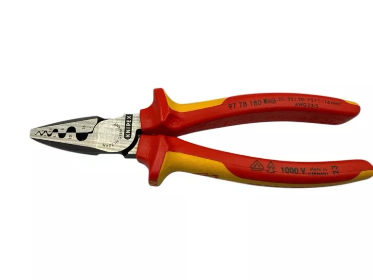 KNIPEX 97 78 180 SZCZYPCE DO ZACISKANIA TULEJEK 0,25-16 MM ZACISKARKA