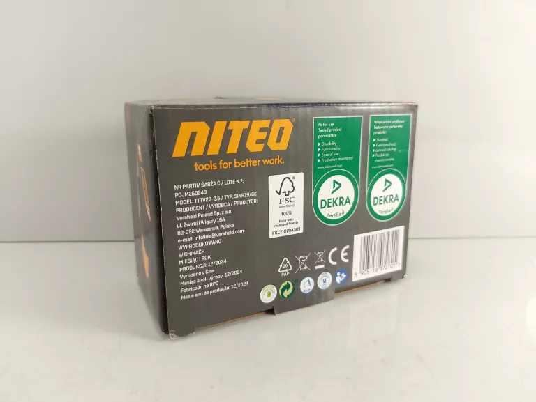 AKUMULATOR LI-ION NITEO TOOLS 20 V 2,5 AH