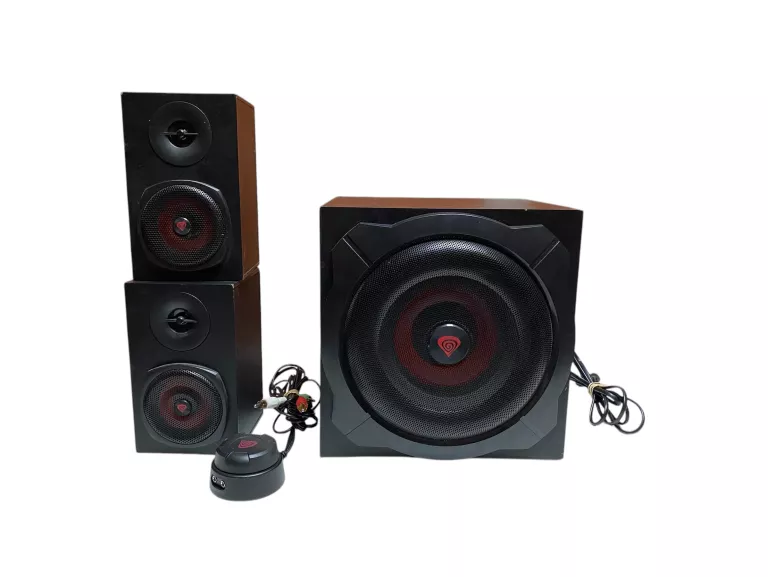 ZESTAW GŁOŚNIKÓW 2.1 GENESIS HELIUM 610BT 60 W CZARNY