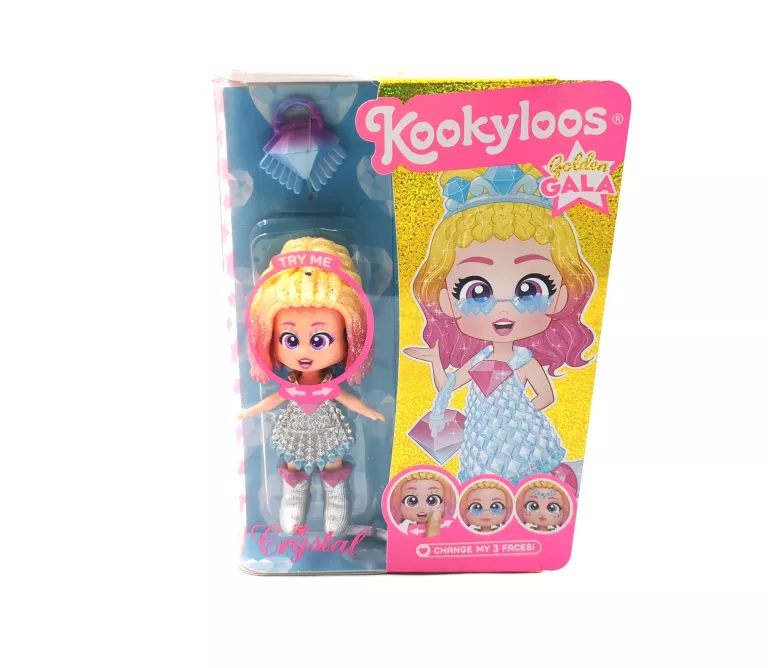 LALKA Z AKCESORIAMI KOOKYLOOS GOLDEN GALA CRYSTAL