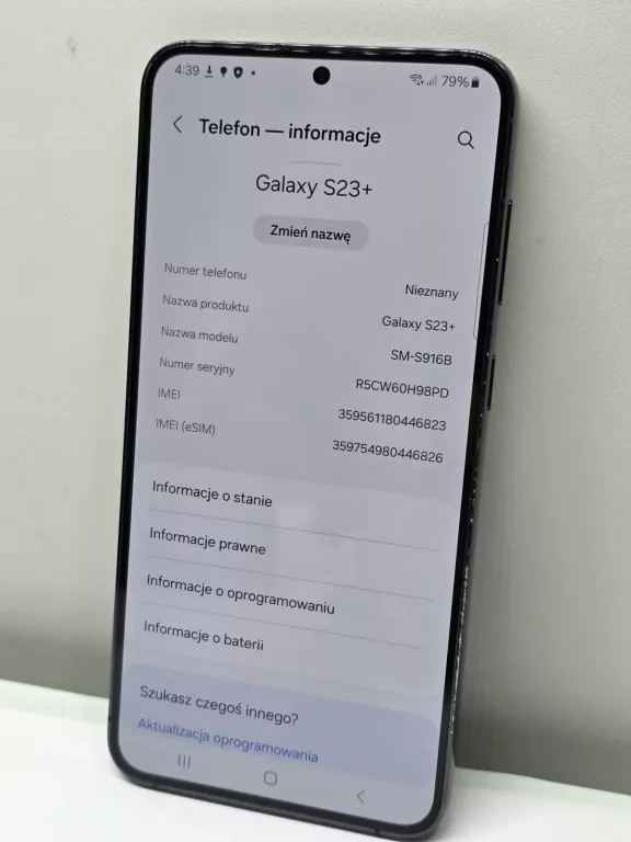 TELEFON SAMSUNG GALAXY S23+ 8/512 GB SM-S916B