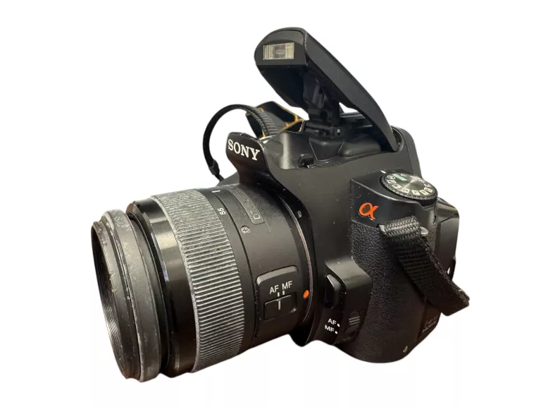 APARAT SONY DSLR-A230 KORPUS + OBIEKTYW + FUTERAŁ