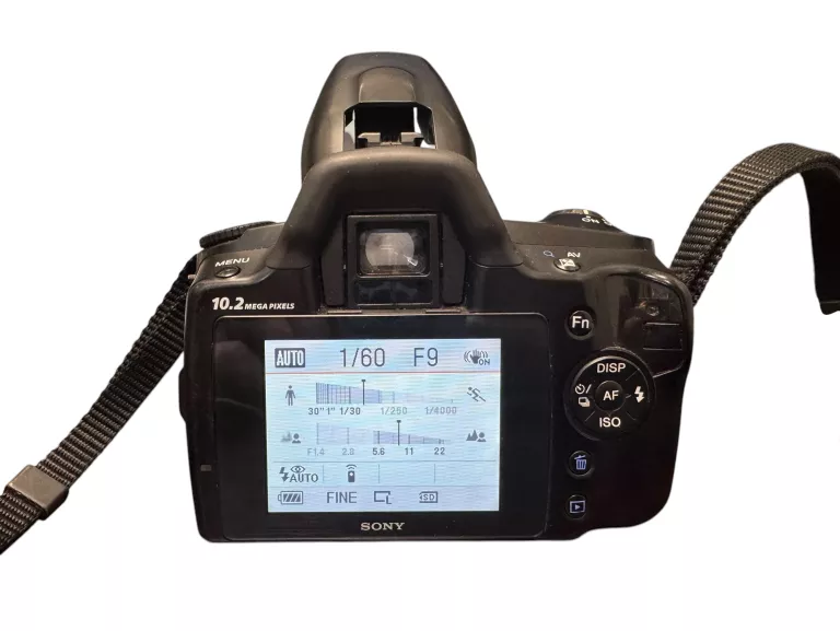 APARAT SONY DSLR-A230 KORPUS + OBIEKTYW + FUTERAŁ