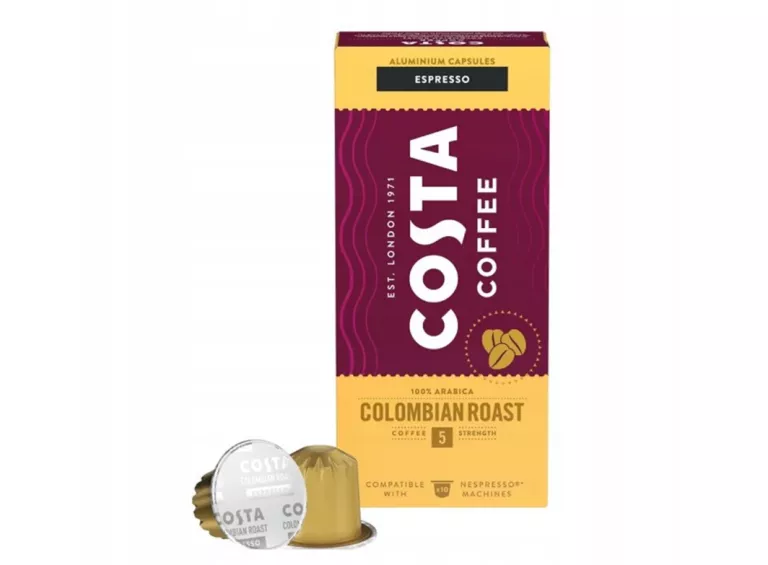 KAPSUŁKI DO NESPRESSO COSTA COFFEE THE COLOMBIAN ROAST ESPRESSO 10 SZT.