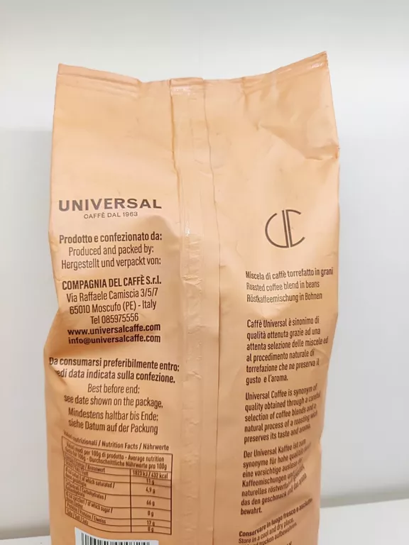 KAWA ZIARNISTA UNIVERSAL CREMA ORO WŁOSKA 1 KG