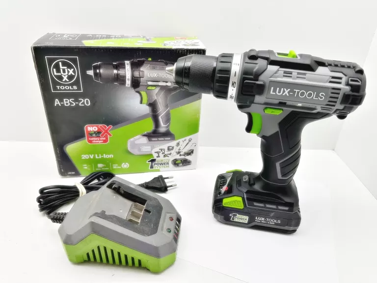 WKRĘTARKA LUX-TOOLS A-BS-20 + AKU, ŁAD