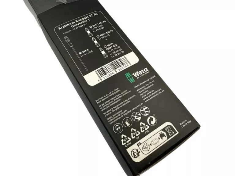 ZESTAW KRAFTFORM KOMPAKT 27 XL UNIVERSAL 1, 7 CZ. 05051028001 WERA