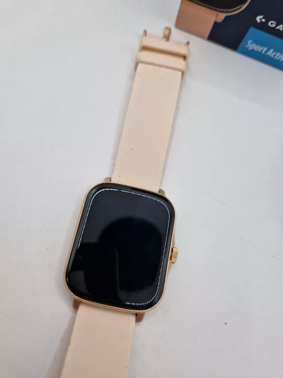 SMARTWATCH GARETT SPORT ACTIVITY GT ZŁOTY KOMPLET