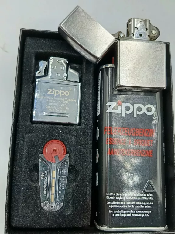 KOMPLET ZAPALNICZEK ZIPPO POLECAMY