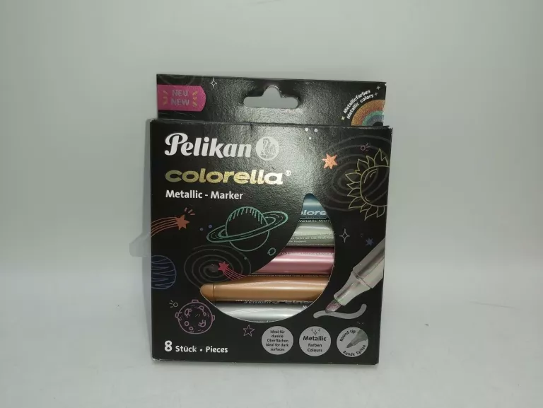 METALICZNY MARFKER PELIKAN COLORELLA 8 SZT