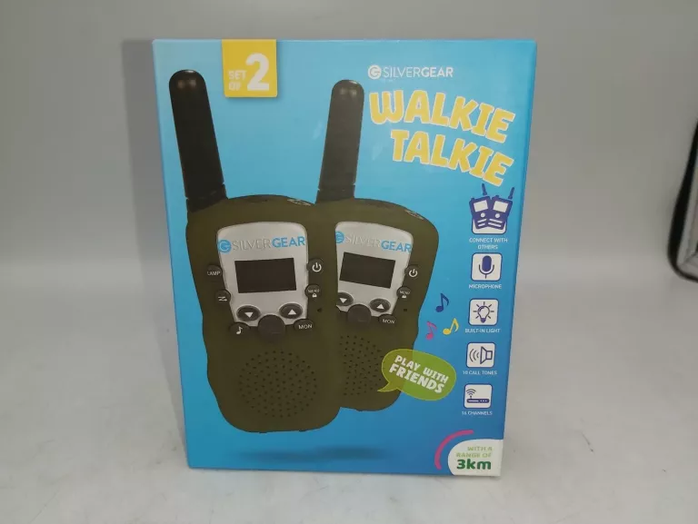 WALKIE TALKIE SILVERGEAR KOMPLET