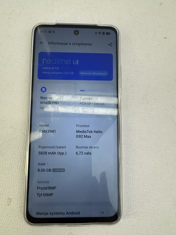 TELEFON REALME C75 256 GB