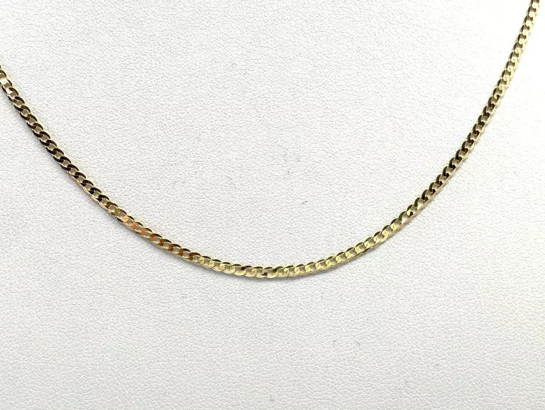 NIENOSZONY ZŁOTY ŁAŃCUSZEK PANCERKA P585 2,60G 50CM