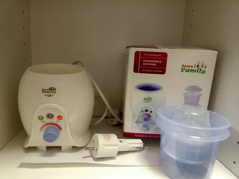 PODGRZEWACZ DO BUTELEK MLEKA POKARMU 2W1 DO DOMU I AUTA SISIBABY