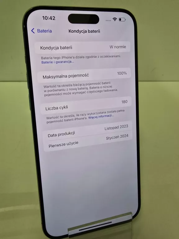 TELEFON IPHONE 15 PRO MAX 256 GB 100 %KOMPLET