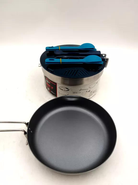 MENAŻKA KEMPINGOWA QUECHUA MH 500 DLA 2 OSÓB - 15 ELEMENTÓW