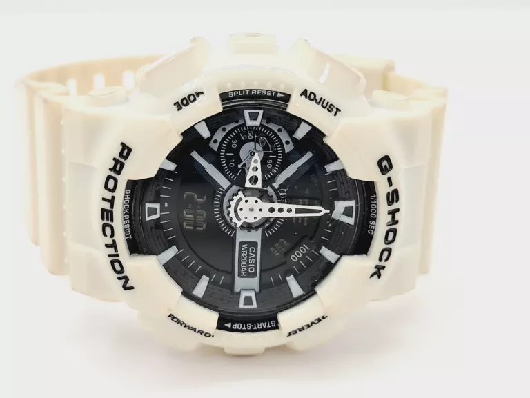 ZEGAREK MĘSKI CASIO BIAŁY 20BAR