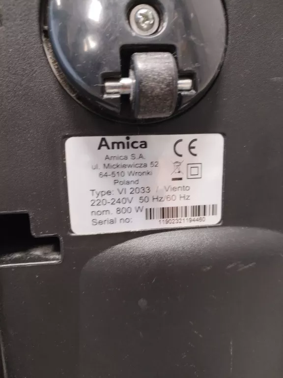 ODKURZACZ WORKOWY AMICA VIENTO VI 2032