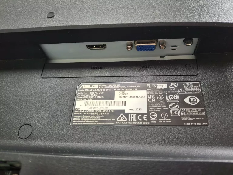 MONITOR LED ASUS VY249HE 23,8 " 1920 X 1080 PX IPS / PLS