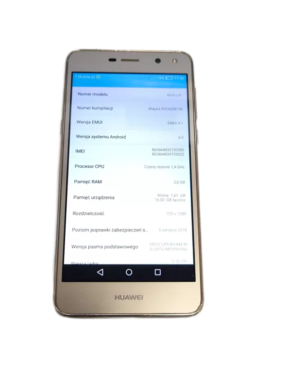 TELEFON HUAWEI Y6 2017 DUAL SIM SAM TEL