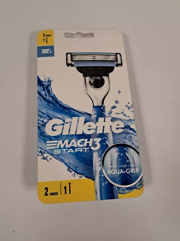 GILLETTE MACH 3 START MASZYNKA NA WKŁADY DO GOLENIA 1+ 2 WKŁADY