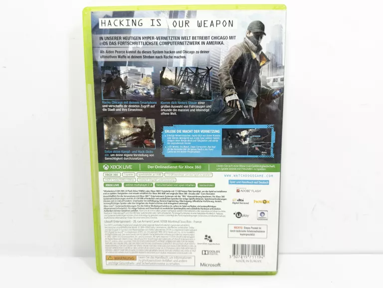 GRA XBOX 360 WATCH DOGS OKAZJA