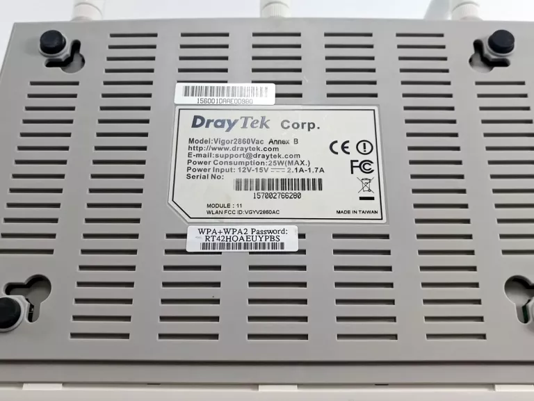 ROUTER DRAYTEK 2860AC 802.11AC (WI-FI 5)