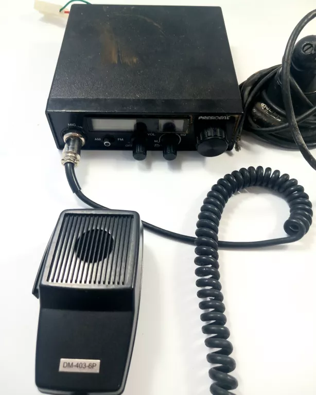 CB-RADIO PRESIDENT TAYLOR BRAK WTYCZKI