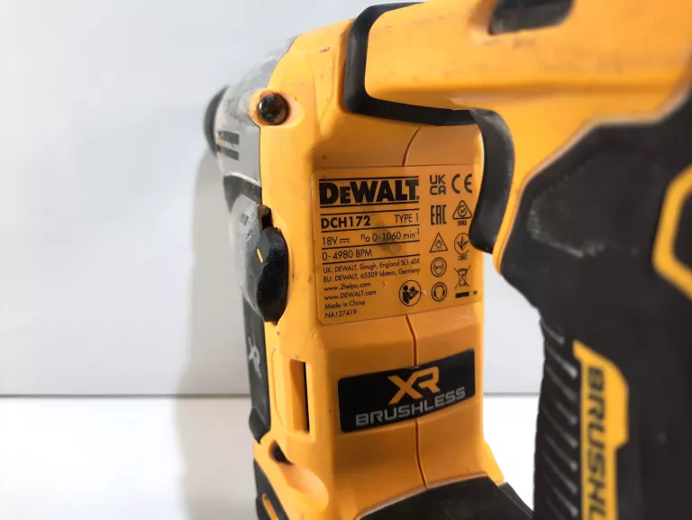 MŁOTOWIERTARKA DEWALT DCH172 + 2 AKU + ŁADOWARKA