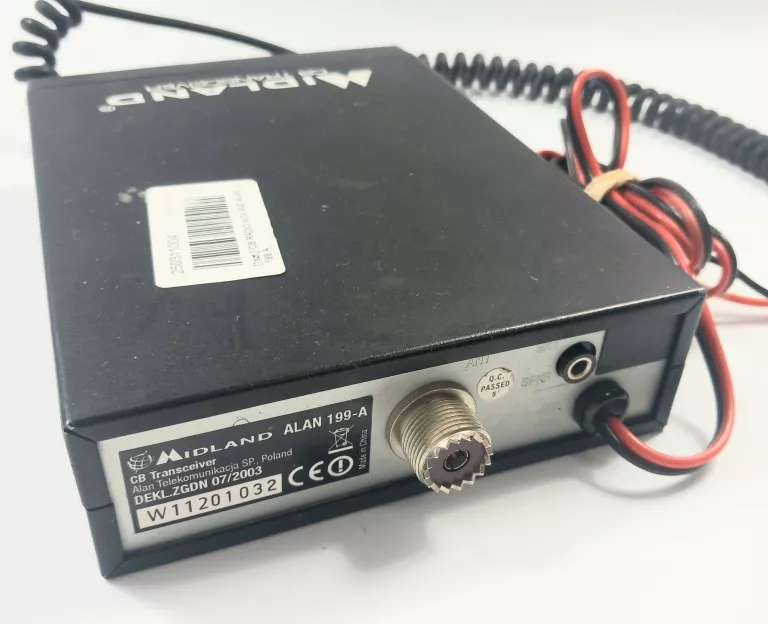 CB RADIO MIDLAND ALAN 199 A BEZ WTYCZKI